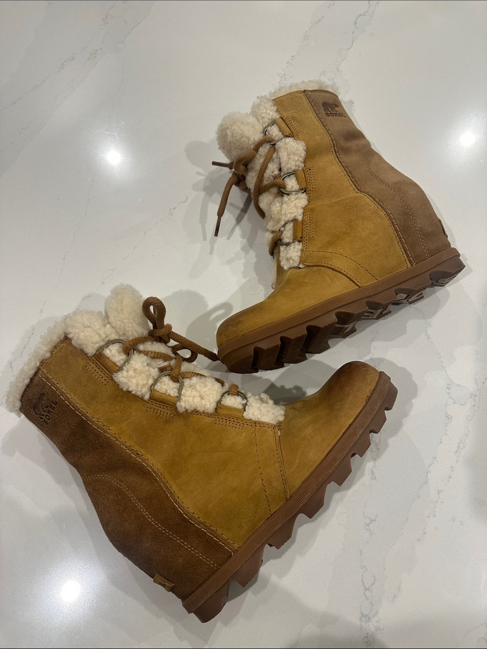 Sorel Joan Of Arctic Wedge II Boot in Velvet Tan